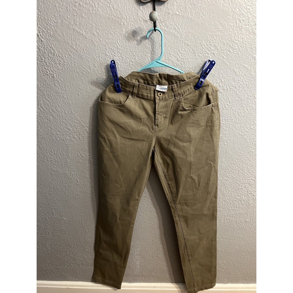 Columbia Pants Womens 8 33x30 Olive  Chino‎ Trail Hiking Casual